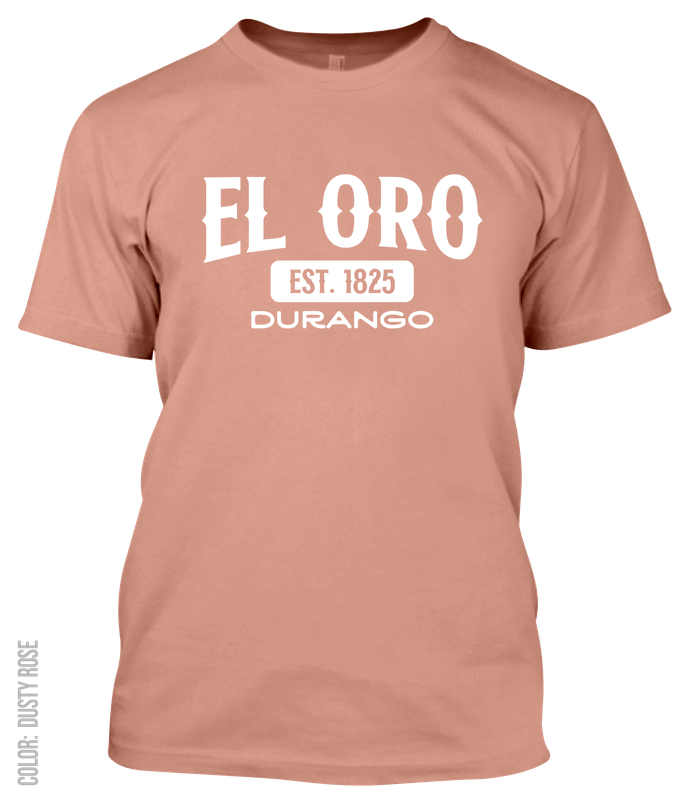El Oro, Durango Athletic T-Shirt