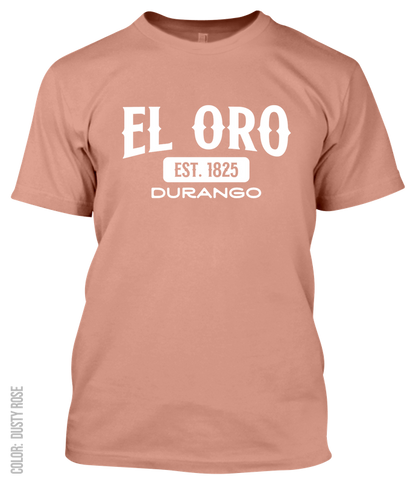 El Oro, Durango Athletic T-Shirt