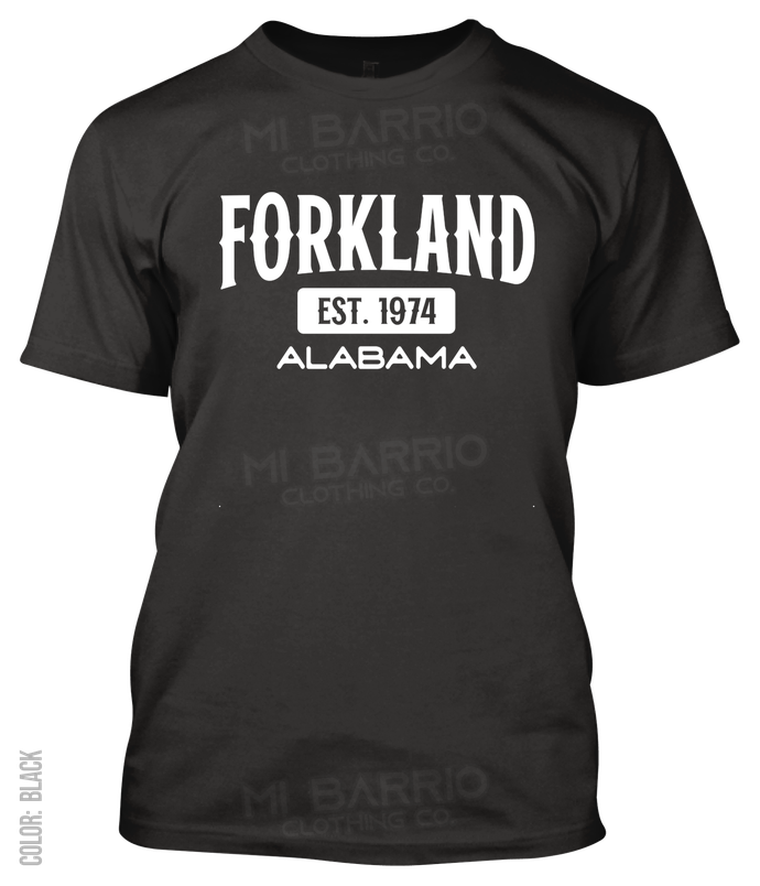 Forkland, Alabama Athletic T-Shirt