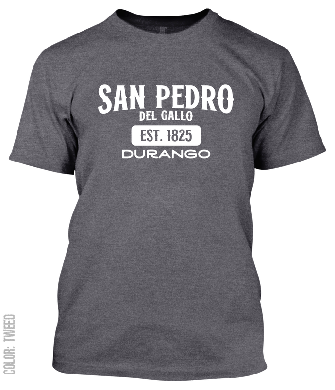 San Pedro Del Gallo, Durango Athletic T-Shirt