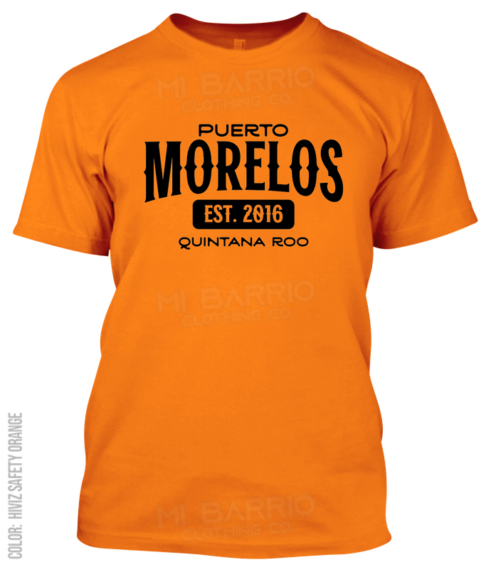 Puerto Morelos, Quintana Roo Athletic T-Shirt
