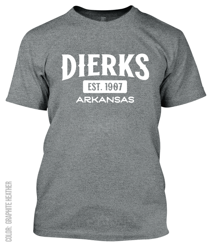 Dierks, Arkansas Athletic T-Shirt