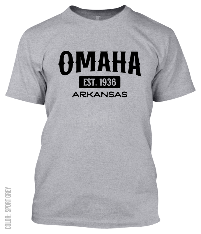 Omaha, Arkansas Athletic T-Shirt