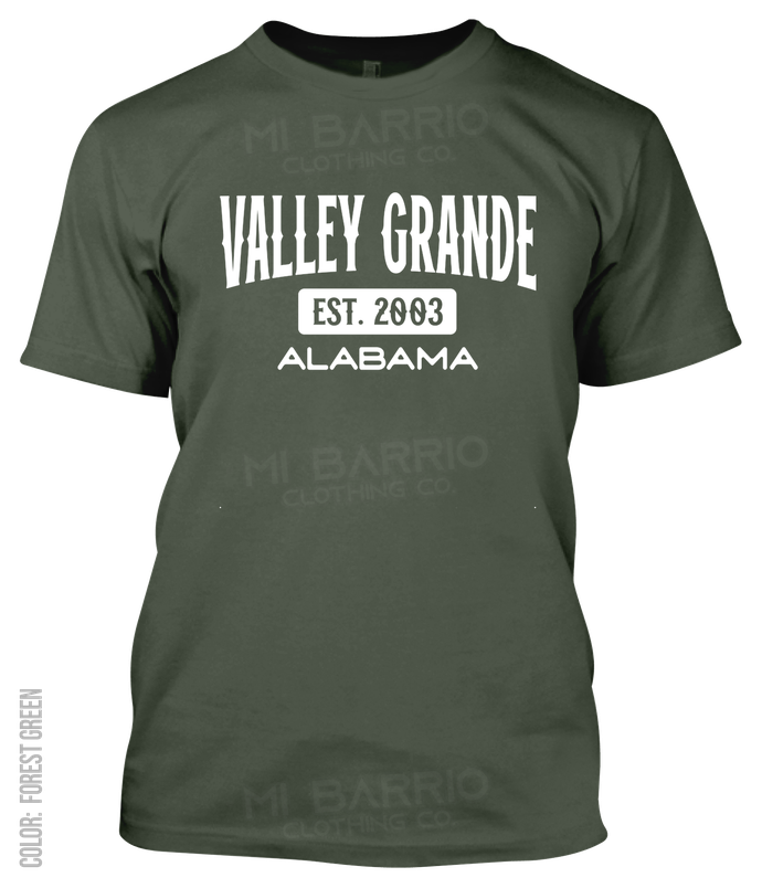 Valley Grande, Alabama Athletic T-Shirt
