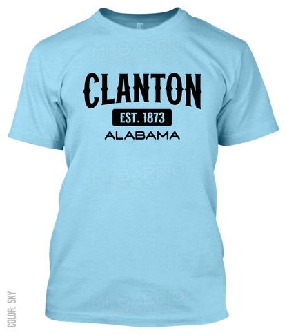 Clanton, Alabama Athletic T-Shirt