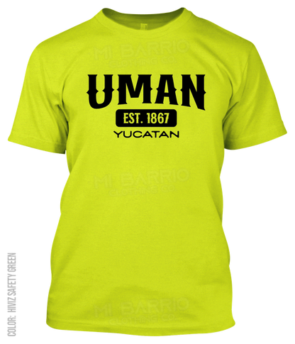 Uman, Yucatan Athletic T-Shirt