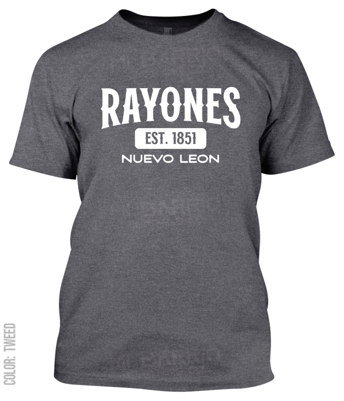 Rayones, Nuevo Leon Athletic T-Shirt