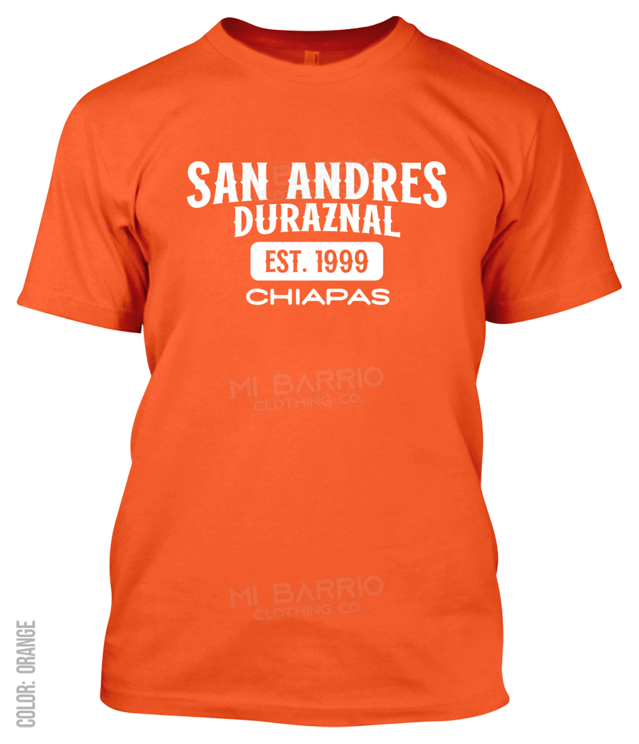 San Andres Duraznal, Chiapas Athletic T-Shirt