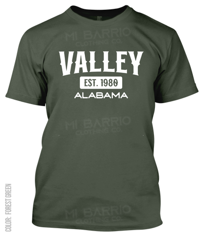 Valley, Alabama Athletic T-Shirt