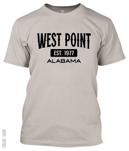 West Point, Alabama Athletic T-Shirt