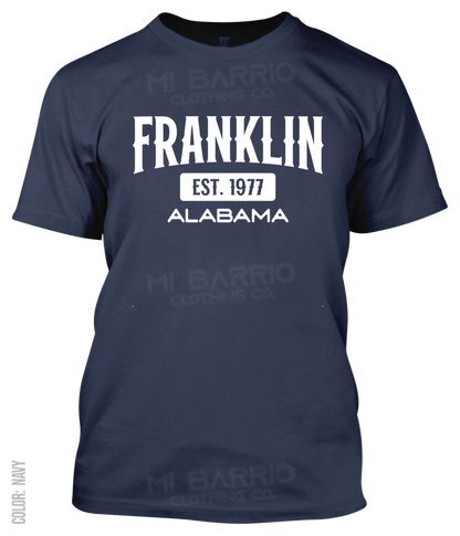 Franklin, Alabama Athletic T-Shirt