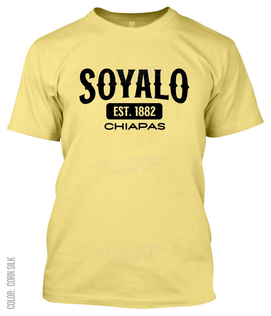 Soyalo, Chiapas Athletic T-Shirt