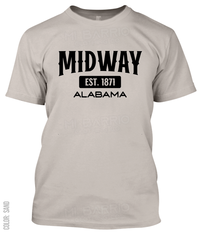Midway, Alabama Athletic T-Shirt