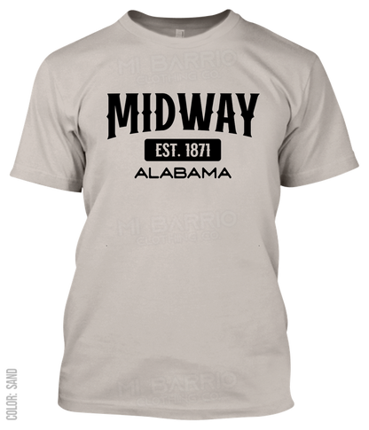 Midway, Alabama Athletic T-Shirt