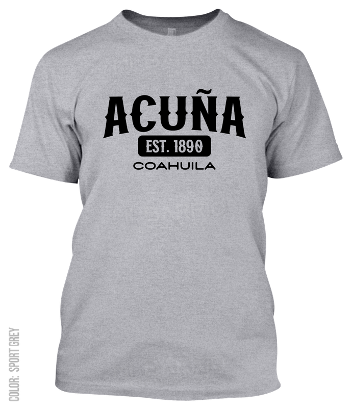 Acuña, Coahuila Athletic T-Shirt