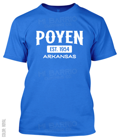 Poyen, Arkansas Athletic T-Shirt