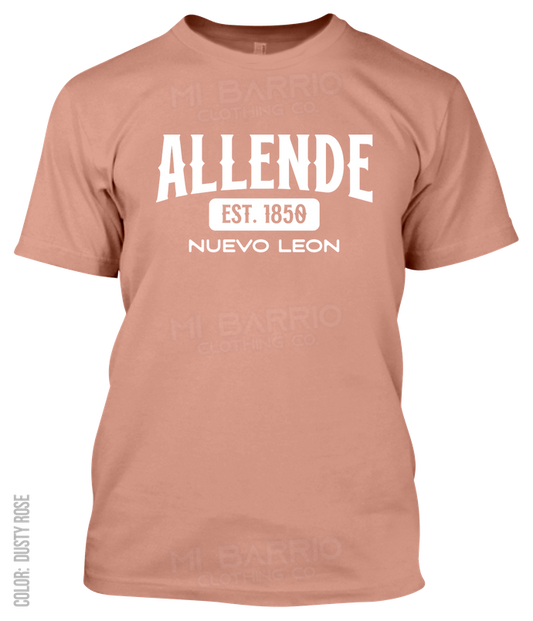 Allende, Nuevo Leon Athletic T-Shirt