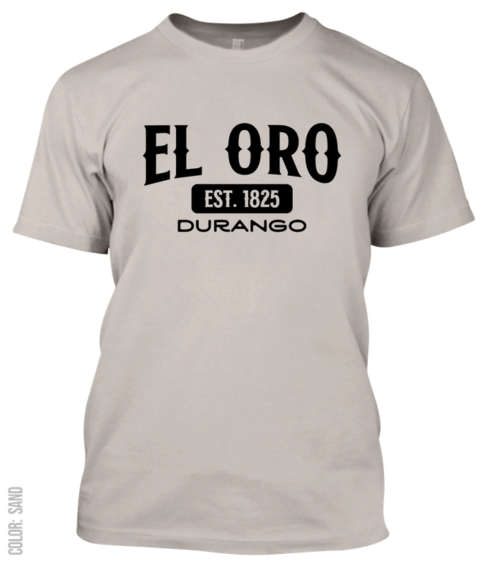 El Oro, Durango Athletic T-Shirt