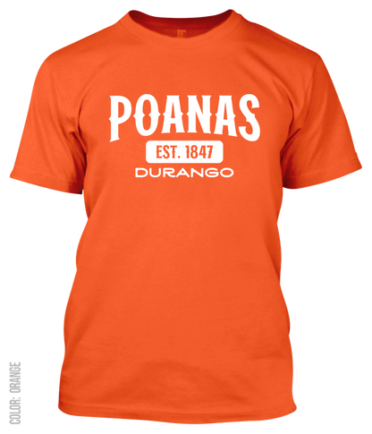 Poanas, Durango Athletic T-Shirt