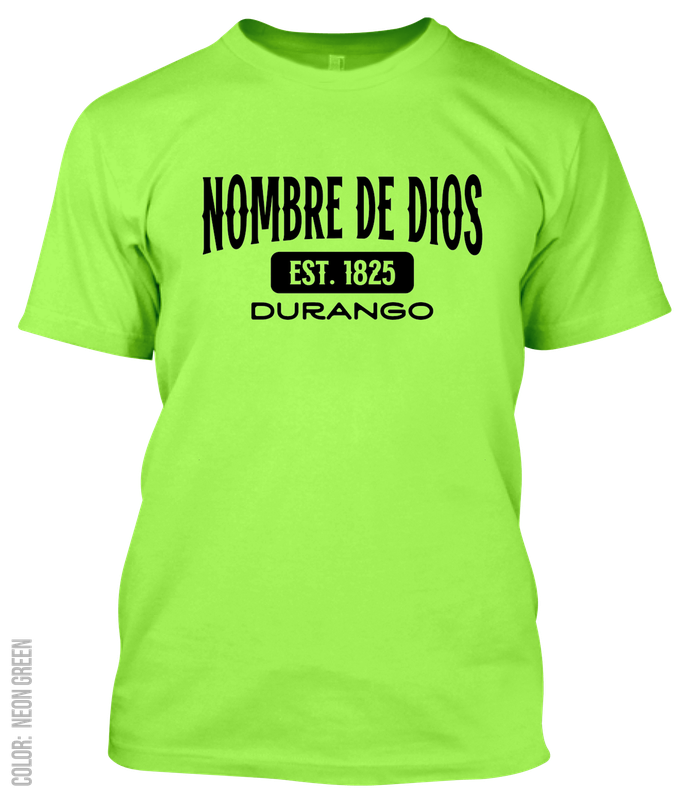 Nombre De Dios, Durango Athletic T-Shirt