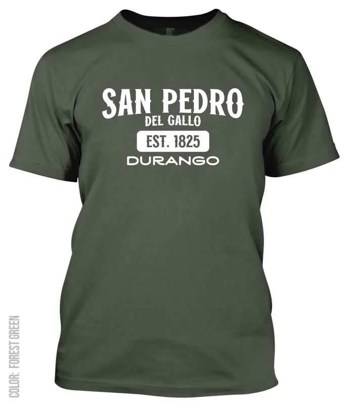 San Pedro Del Gallo, Durango Athletic T-Shirt