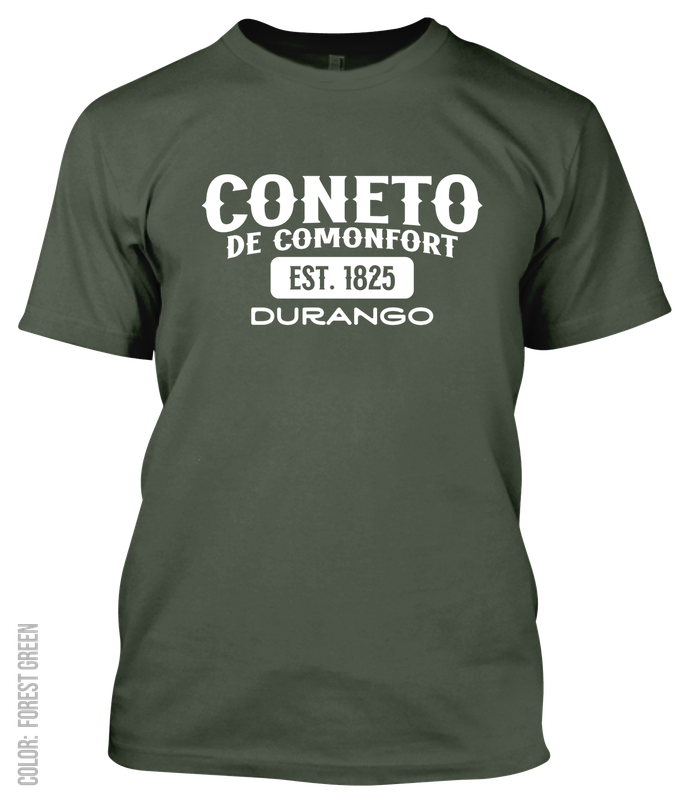 Coneto De Comonfort, Durango Athletic T-Shirt