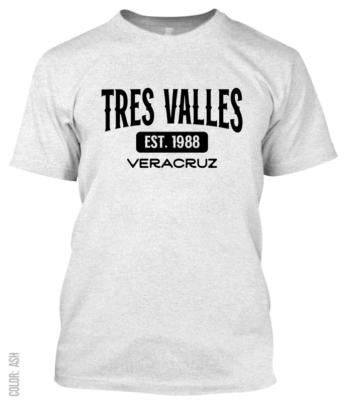 Tres Valles, Veracruz Athletic T-Shirt