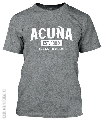 Acuña, Coahuila Athletic T-Shirt