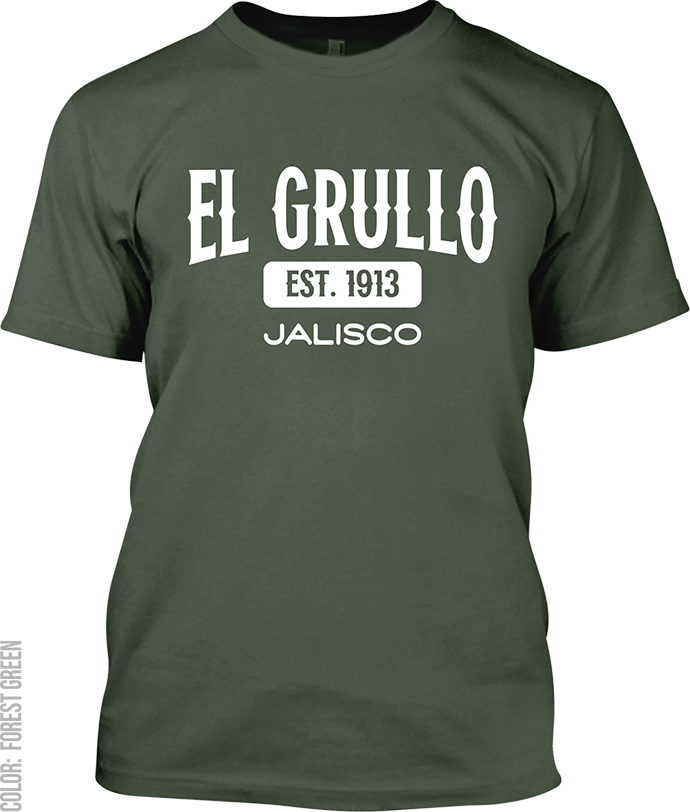 El Grullo, Jalisco Athletic T-Shirt