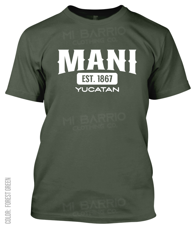 Mani, Yucatan Athletic T-Shirt