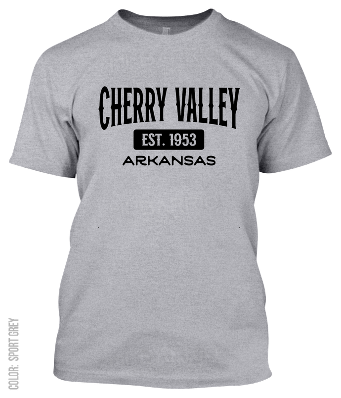 Cherry Valley, Arkansas Athletic T-Shirt