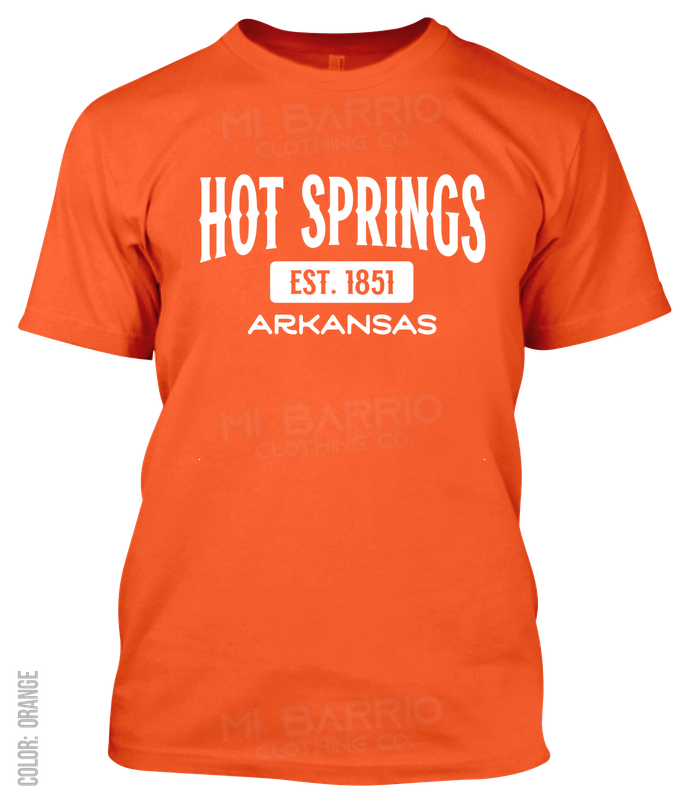 Hot Springs, Arkansas Athletic T-Shirt