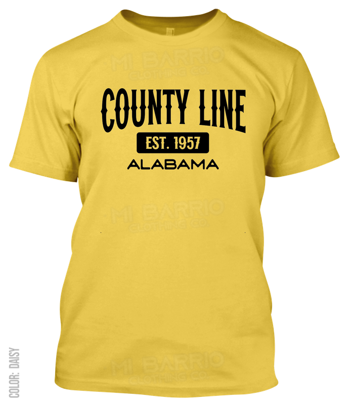 County Line, Alabama Athletic T-Shirt