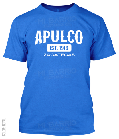 Apulco, Zacatecas Athletic T-Shirt