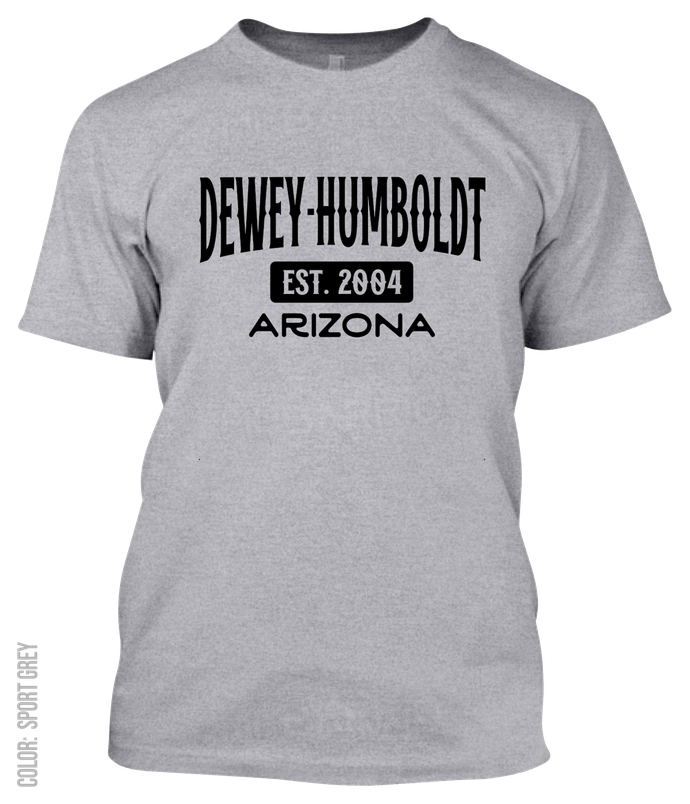 Dewey Humboldt, Arizona Athletic T-Shirt