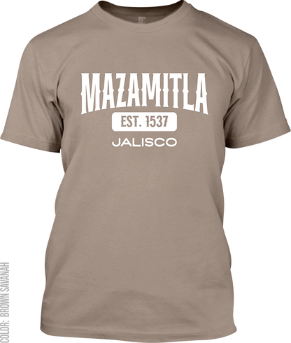 Mazamitla, Jalisco Athletic T-Shirt