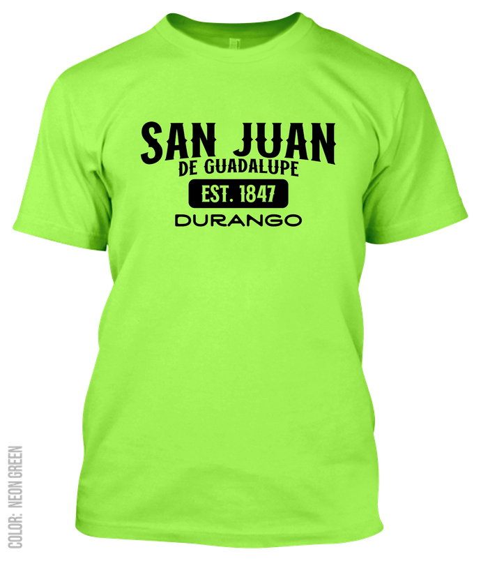 San Juan De Guadalupe, Durango Athletic T-Shirt
