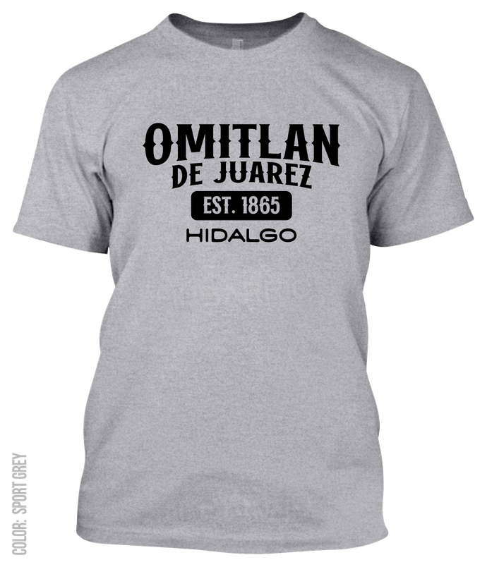 Omitlan De Juarez, Hidalgo Athletic T-Shirt