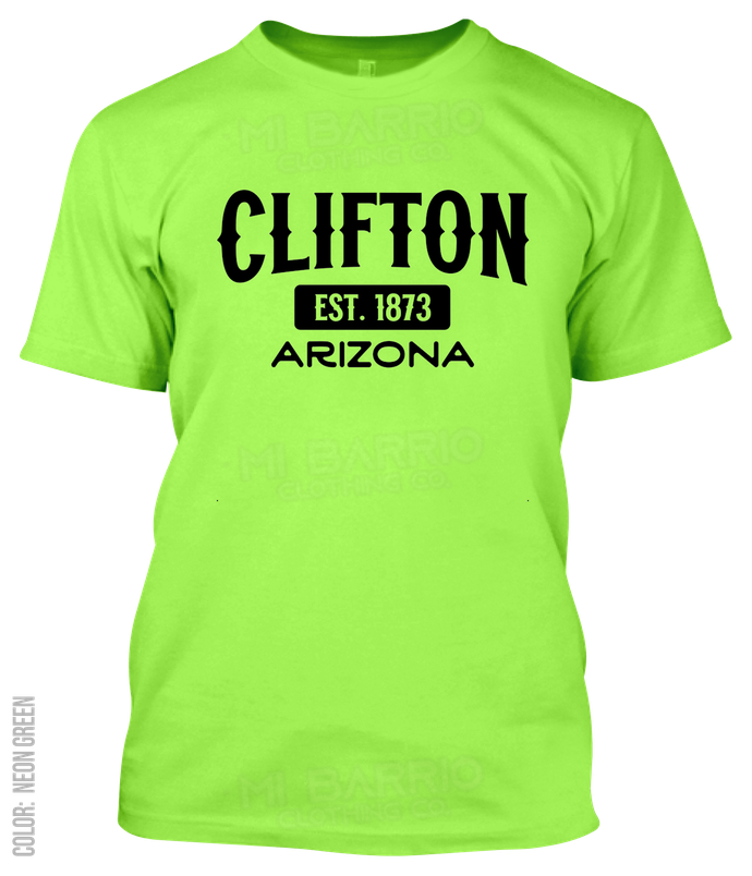 Clifton, Arizona Athletic T-Shirt