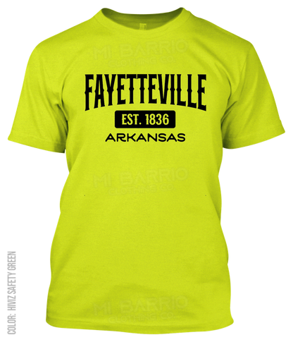Fayetteville, Arkansas Athletic T-Shirt