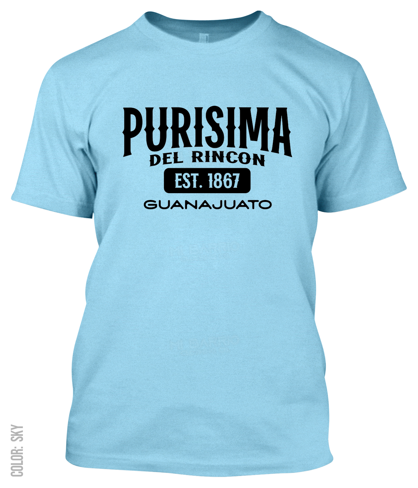 Purisima Del Rincon, Guanajuato Athletic T-Shirt