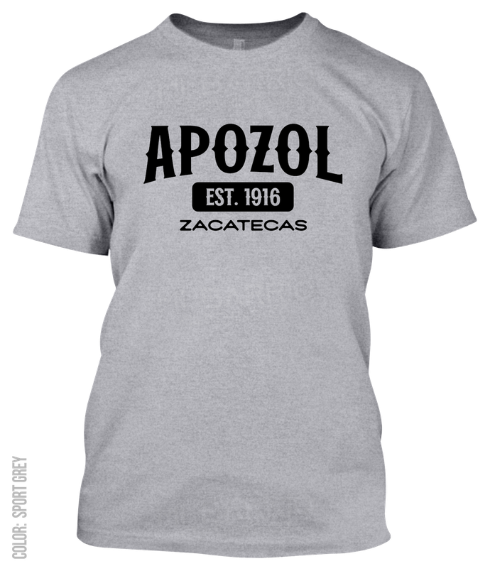 Apozol, Zacatecas Athletic T-Shirt