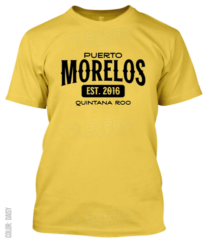 Puerto Morelos, Quintana Roo Athletic T-Shirt