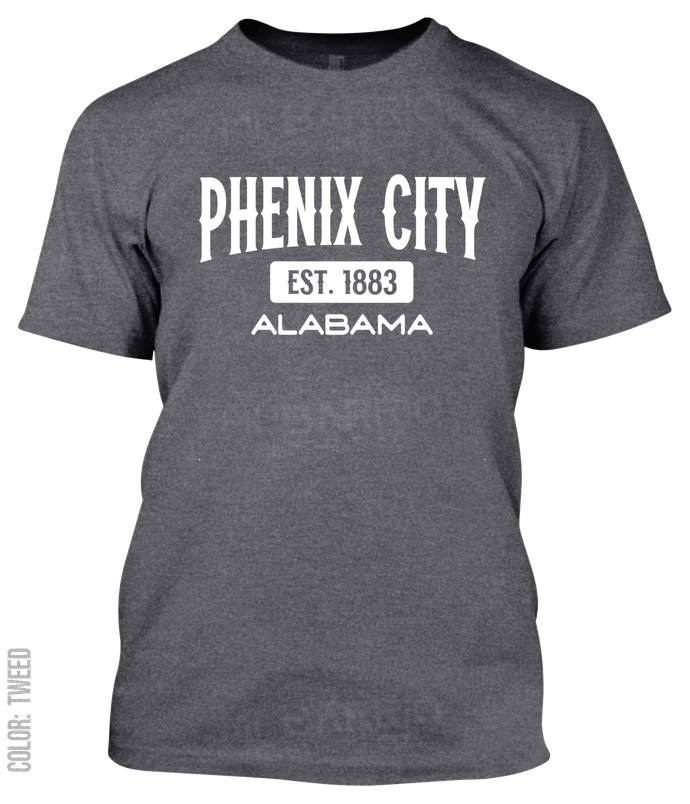Phenix City, Alabama Athletic T-Shirt
