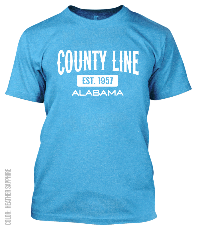 County Line, Alabama Athletic T-Shirt