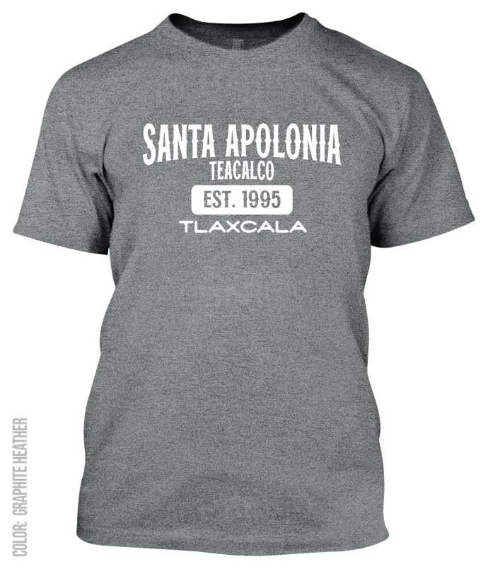 Santa Apolonia Teacalco, Tlaxcala Athletic T-Shirt