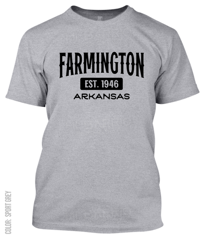 Farmington, Arkansas Athletic T-Shirt