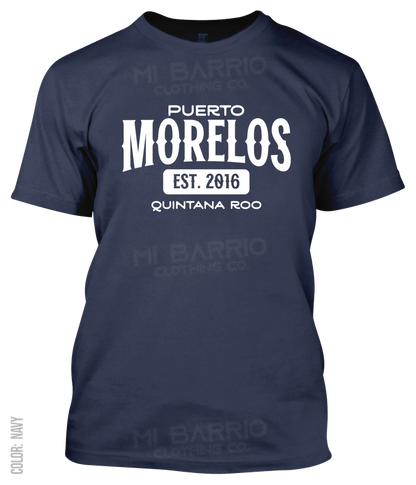 Puerto Morelos, Quintana Roo Athletic T-Shirt