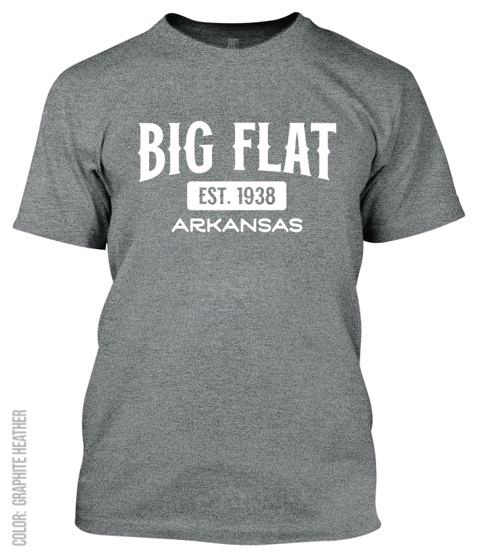 Big Flat, Arkansas Athletic T-Shirt